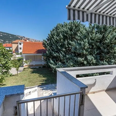Grosse Terrasse 200 Meter Zum Apartment Baska (Krk)